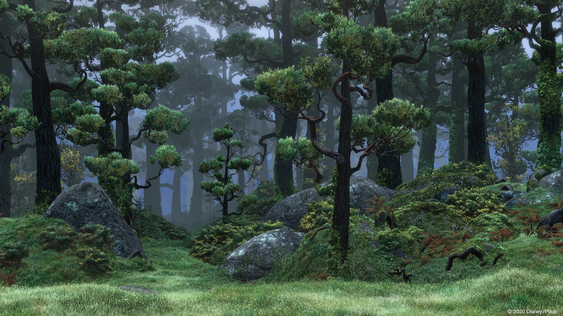 Brave - Forest from the Disney Pixar movie Brave