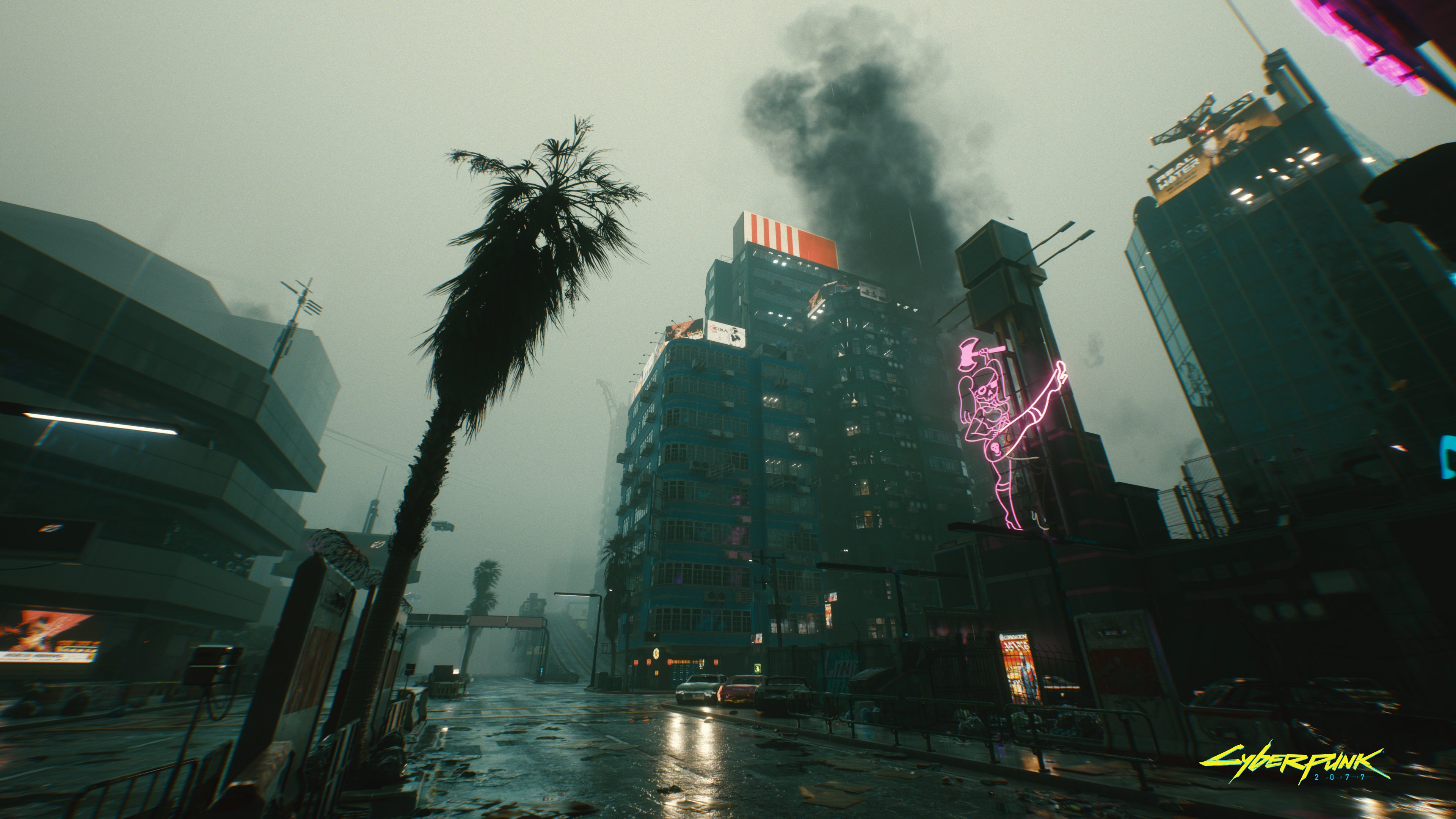 Cyberpunk 2077 - Sci fi city from the upcoming computer game