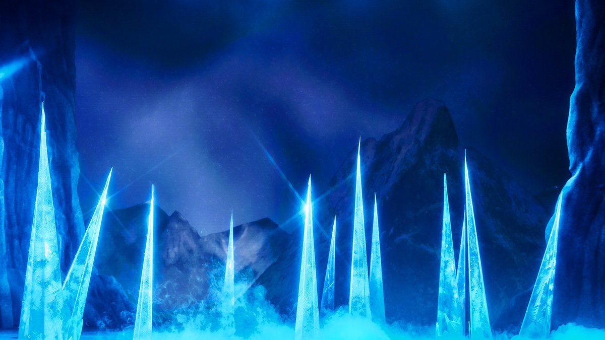Frozen 4 - Ice landscape from the Frozen Broadway musical
