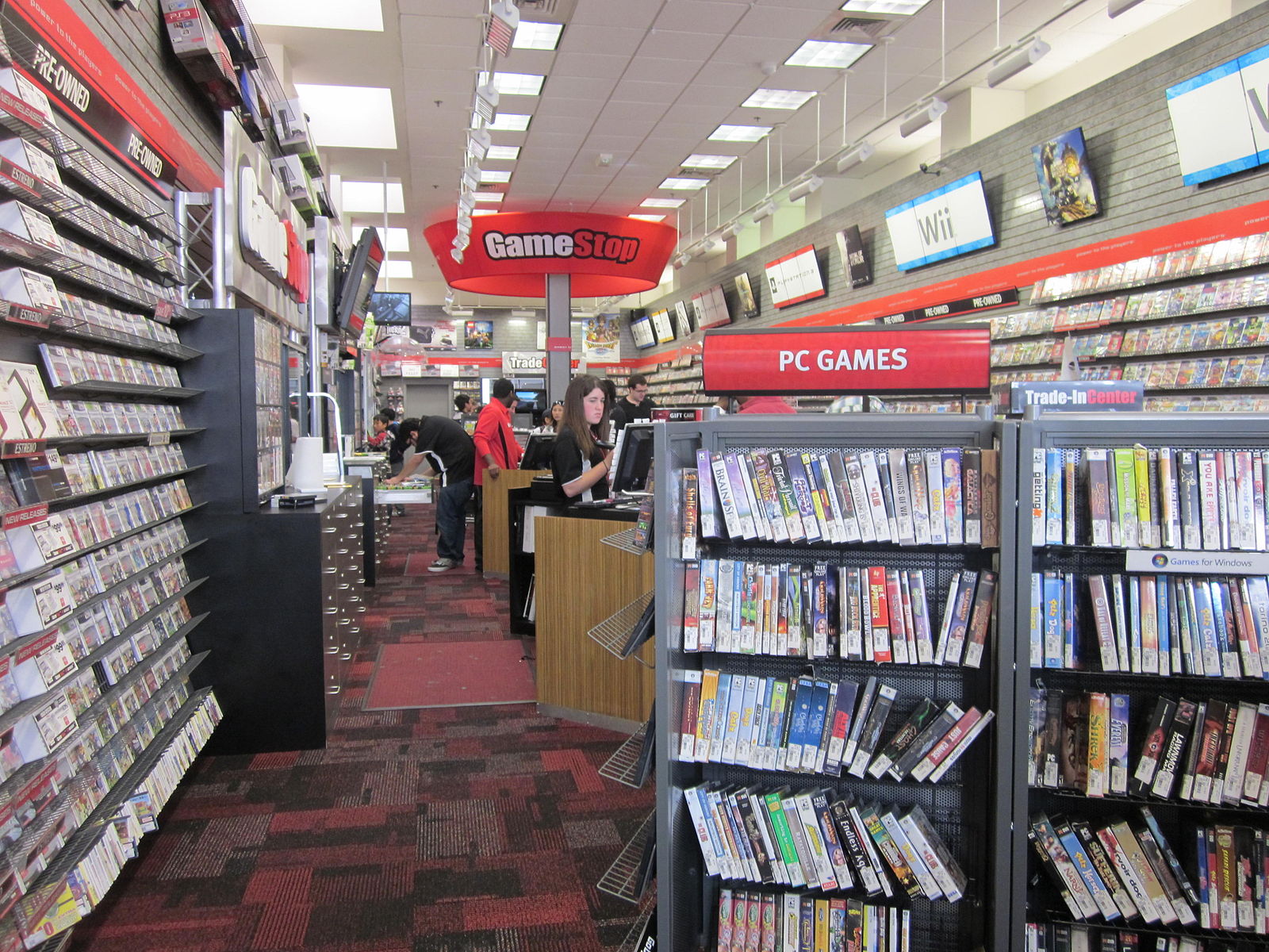Gamestop - Inside a Gamestop store