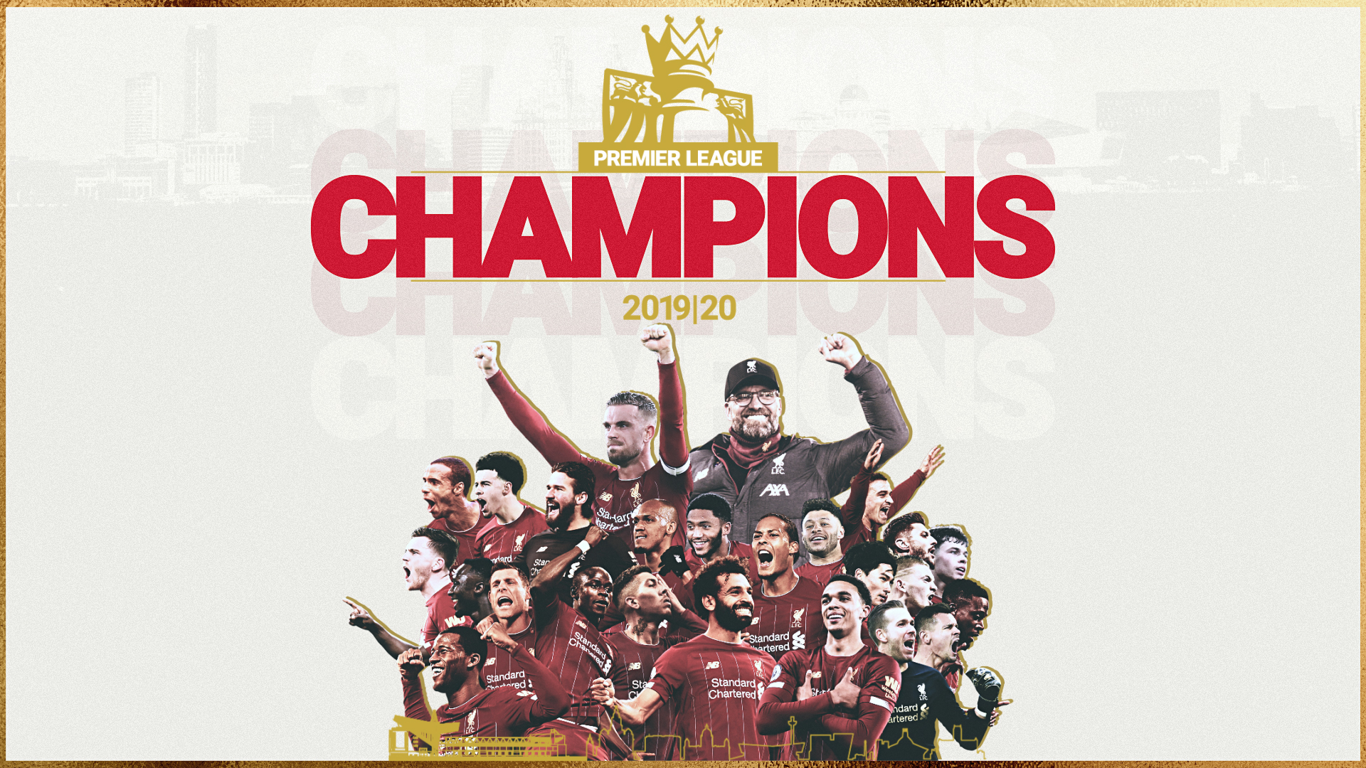 Liverpool Football Club - Premier League Champions 2019-2020