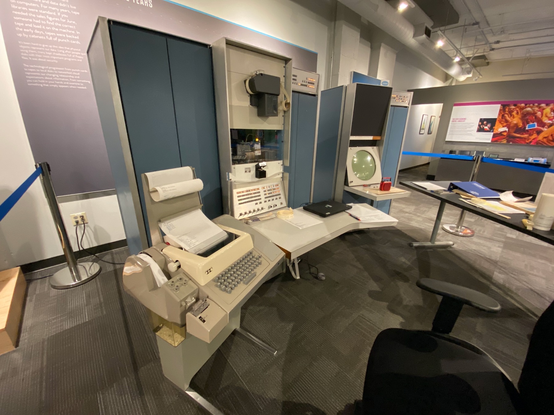 Living Computers Museum 3 - Museum Computer Lab desk