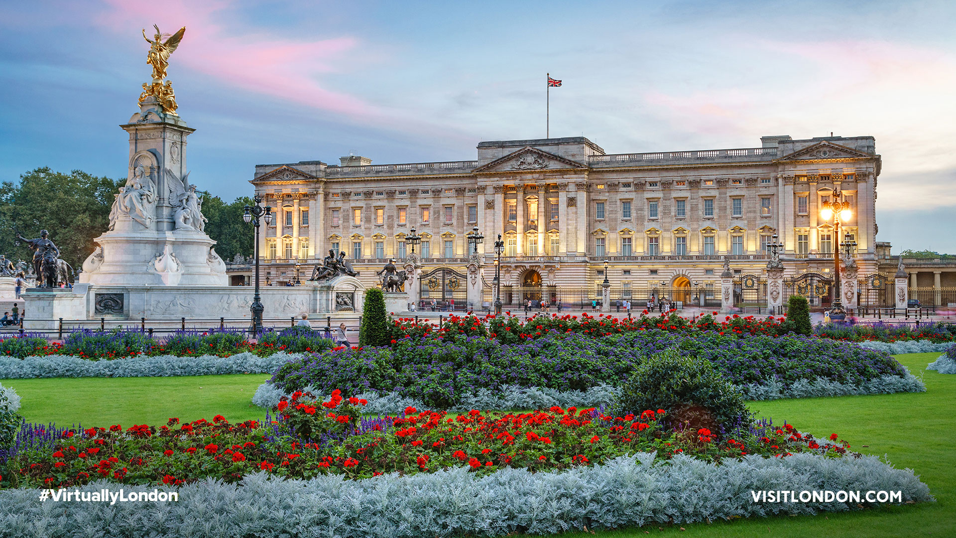 London - Buckingham Palace - Buckingham Palace during the day