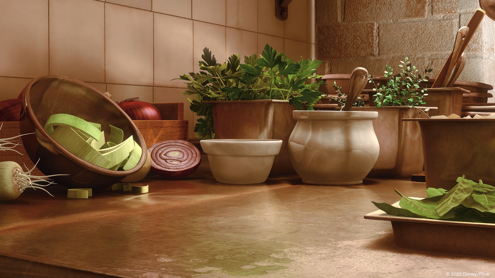Ratatouille - Kitchen worktop from the Disney Pixar movie Ratatouille