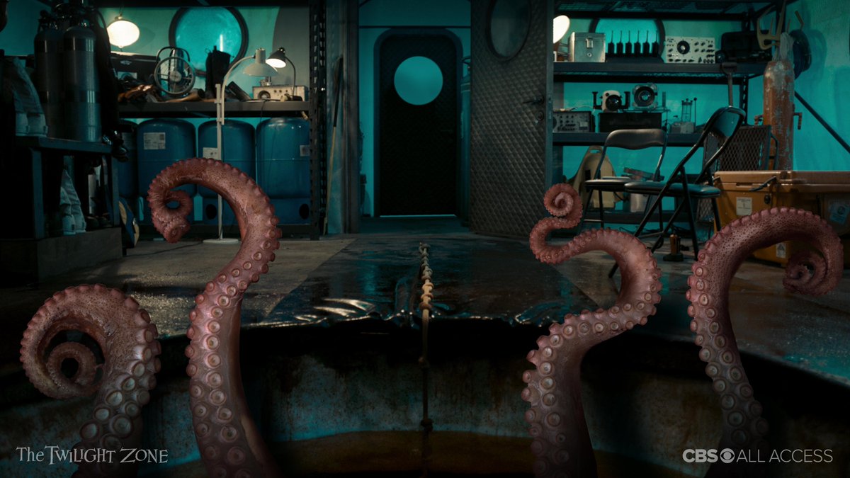 The Twilight Zone 2 - Indoor sci fi scene with octopus tentacles