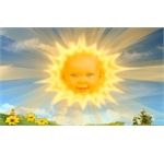 Teletubbies - Sun with child in the Teletubbies childrens program